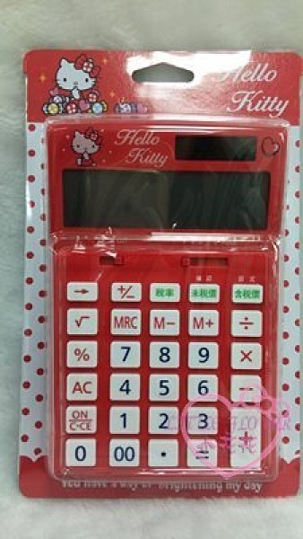 小花花日本精品hellokitty紅色大按鍵好按計算機會計用計算機 7推薦 Yahoo奇摩超級商城 Line購物