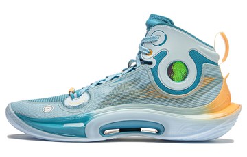 LI-NING SONIC 11 ULTRA BLUE TEAL YELLOW