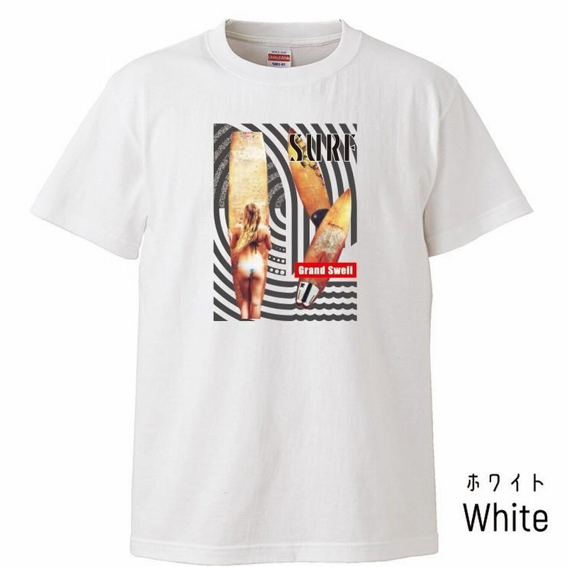 SUPRA Surfing Graphic T グラフィック ラウンド Tシャツ 半袖 Tシャツ レディース 半袖 トップス GrandSwell SURF サーフ