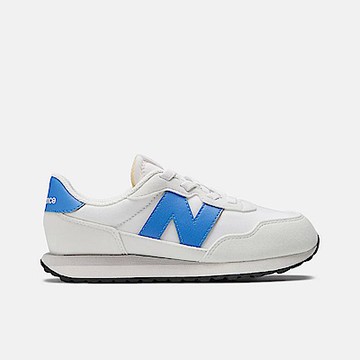 New Balance [PH237BQ] 中大童 休閒鞋 運動 復古 NB 237 W 寬楦 尼龍 舒適 穿搭 淺灰藍