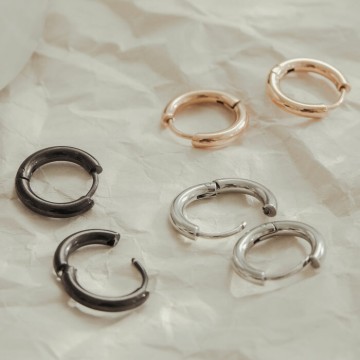 小小魔力圈．純鋼耳環