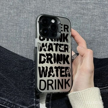 英文迷宮蘋果15Promax/16pro手機殻iPhone14Pro彩銀13/12/11/x/xs