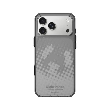 iPhone 17 Pro Max Clear (相機按鈕) 酷墨灰 - RHINOSHIELD X Taipei Zoo - 大貓熊：特寫