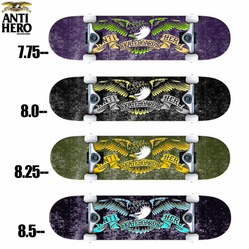 ANTIHERO MISREGISTRATION COPLETE 7.75 8.0 8.25 8.5 inch