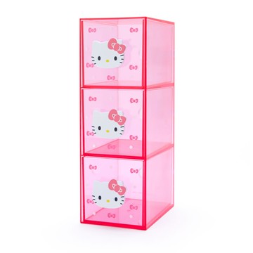 【震撼精品百貨】Hello Kitty 凱蒂貓~日本 三麗鷗SANRIO KITTY透明小物收納盒*30006