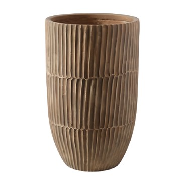 KUIBAO 快豹生活 Zendaya北歐復古二丁掛花盆  小號  珊瑚紅  1個