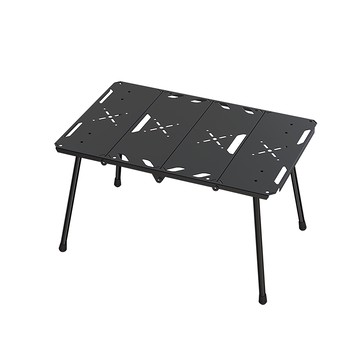 Sunday Life 鋁合金輕量折疊便攜IGT露營桌/野餐桌 黑色  70 x 45 x 42cm  70cm