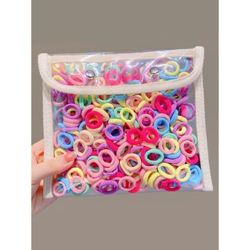 兒童發圈不傷發韓國可愛發飾毛巾圈彈性好小女孩扎頭發橡皮筋女童