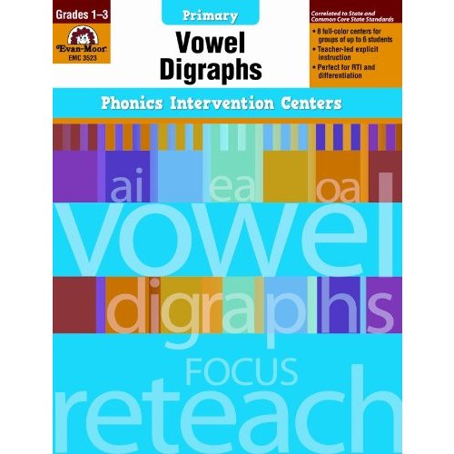 Vowel Digraphs  Grades 1-3 (Phonics Intervention Centers Primary)