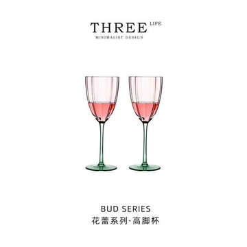 Tlife·Bud·酒具紅酒杯套裝家用高腳杯高顏值花瓣香檳杯 | 初綻