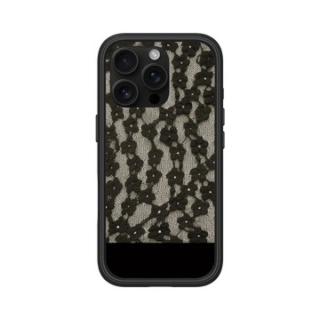 iPhone 16 Pro Mod NX 黑 - Pattern Play - 暗夜蕾絲