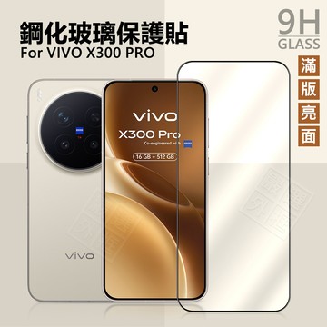【嚴選外框】 VIVO X300 / X300 PRO 滿版 玻璃貼 9H 鋼化膜 保護貼 鋼化玻璃 全透明 未滿版