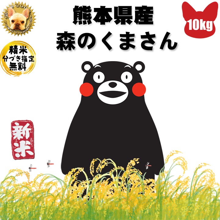 森のくまさん 10ｋg 玄米 精米無料 令和5年 熊本県産