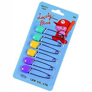 【文具通】A-6日本大支安全別針6支入 P2020021【APP滿額下單10%點數(單一帳號最高5000點)】1/31止