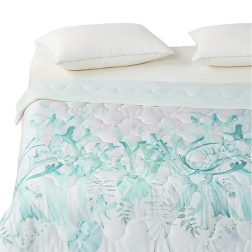 BLUE BIRD BEDDING 青鳥家居 單人刨冰印花冰涼被  200 x 150cm  鹿角蕨