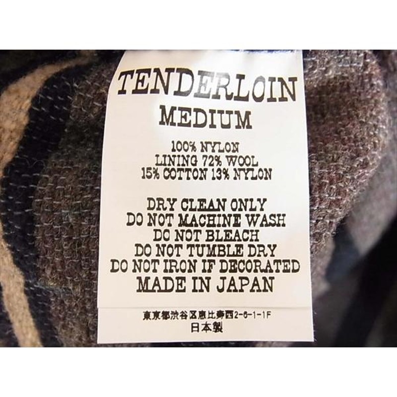 TENDERLOIN テンダーロイン T-NYLON COVERALL ナイロンカバーオール ジャケット ネイビー系 M 【新古品】【未使用】【中古】  | LINEブランドカタログ