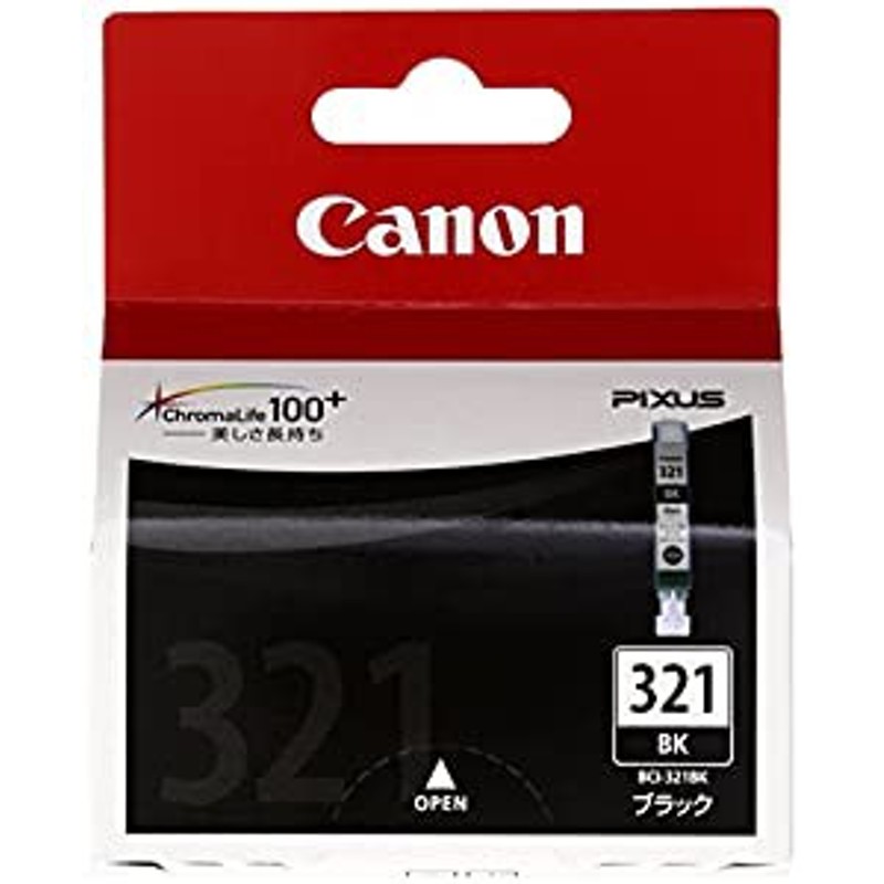 Canon 純正インクカートリッジ BCI-321 ブラック BCI-321BK(中古品