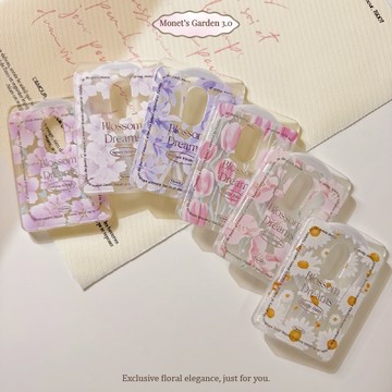 Twinko💗[PH415]獨家設計-莫內花園3.0全系列/New!PC透霧磁吸卡夾/超方便時髦磁吸卡夾/卡套