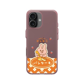 iPhone 17 Clear (相機按鈕) 晶醺玫 - Bunni Konbiny - 喫茶甜點時光