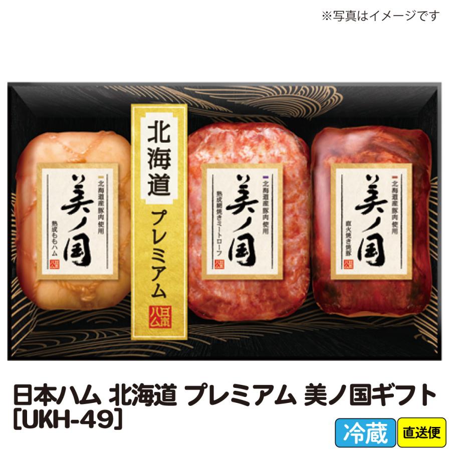  御歳暮 お歳暮 おせいぼ お年賀 手土産 ごあいさつ ご自宅用 日本ハム  北海道 プレミアム 美ノ国ギフト (UKH-49)