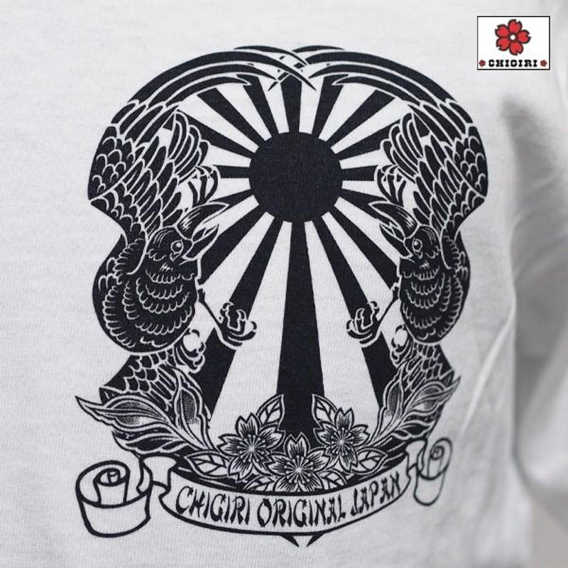 CHIGIRI ちぎり 八咫烏Tシャツ インクジェットプリントTシャツ