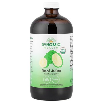 Dynamic Health, 認可有機諾麗果汁，32 液量盎司（946 毫升）