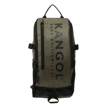 KANGOL 斜跨包 咖啡 大LOGO 胸肩包 6525170630