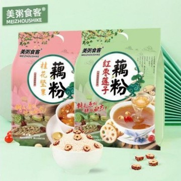 ，紅棗蓮子藕粉沖泡方便，500克，內有14小包。