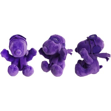 靛紫色 Snoopy 史努比鑰匙圈吊飾 史奴比包包掛飾 小擺飾