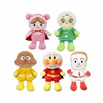 アンパンマン プリちぃビーンズs Plus 5体 ぬいぐるみ セット アンパンマン しょくぱんまん カレーパンマン メロンパンナ あかちゃんまん 通販 Lineポイント最大get Lineショッピング