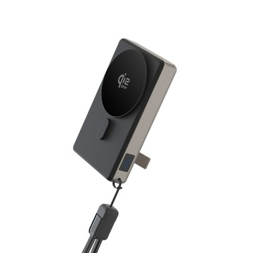 【人因科技】人因雷盾 固態安全 × 極速快充 行動電源｜無線25W有線 PD45W｜贈負離子能量矽膠手環
