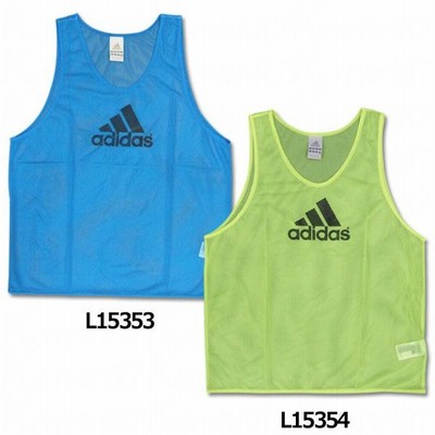 新しいスタイル adidas ビブス 10枚セット 2〜11番 Lサイズ フットサル 