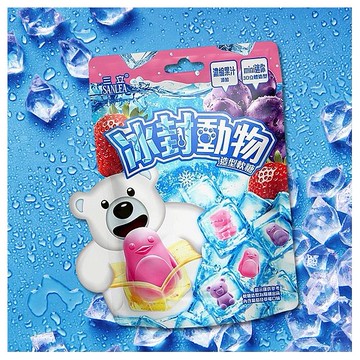 冰封動物造型軟糖(65g) 口味隨機出貨