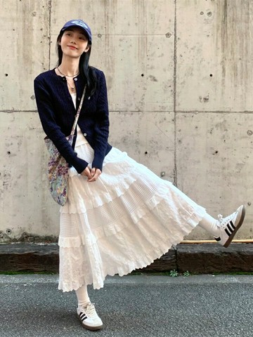 白色法式蓬蓬裙女春秋夏氣質仙女a字半身裙芭蕾蛋糕裙子【淘夢屋】