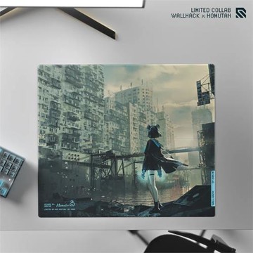 WALLHACKSP-005 荒境yume 同款電競超大鋼化玻璃鼠標墊(復刻版)