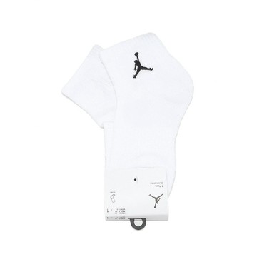 休閒童襪 Jordan Cushioned 白 短襪 吸濕排汗 襪子 JD2613118GS-001