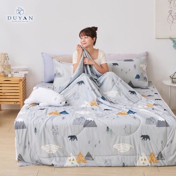 【DUYAN 竹漾】Cool-Fi Huggy 冰絲涼感被 北歐森活 台灣製(雙人)