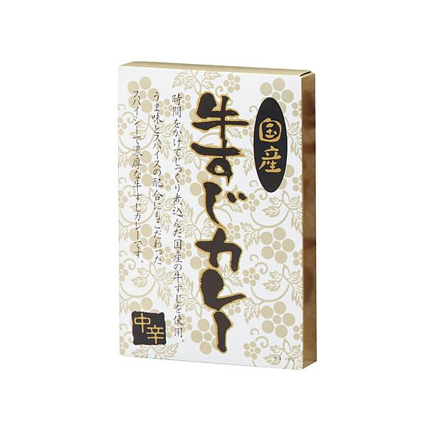 国産牛すじカレー中辛 10食 国産牛すじカレー180g×10 レトルト KGS-50 内祝い お祝い 返礼品 贈答 進物 ギフトプレゼント 税率8％