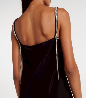 Sportmax Abetone1234 embellished cady slip dress