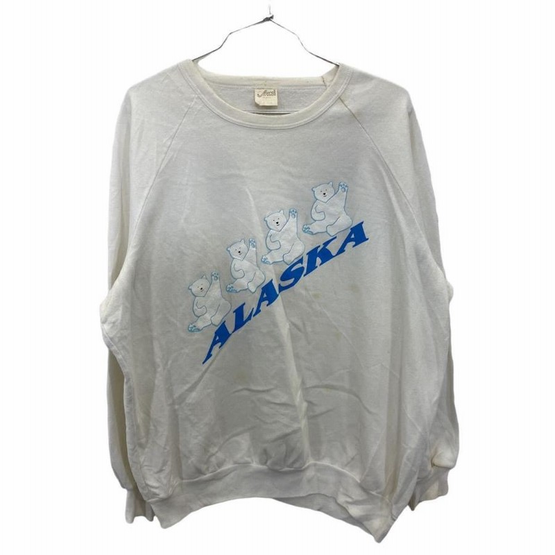 【ami】トレーナー XL ホワイト ラグラン スウェット ami】トレーナー XL ホワイト ラグラン スウェット