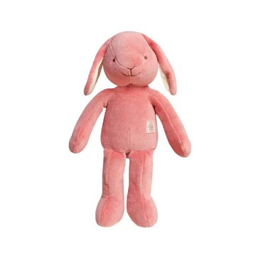 miYim 有機棉安撫娃娃 内有搖鈴 短毛低敏 0歲以上適用  32cm  邦尼兔兔  1個  32cm x 16cm