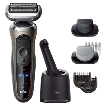 BRAUn 百靈 Series 7 Pro電動刮鬍刀 附匣式清潔液  72-C7650cc  金色