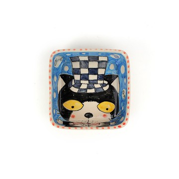 Nice Little Clay 方盤 可愛貓 0302L-30