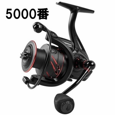 送料無料 リール スピニングリール 4000番 釣り 海水 淡水 5 2 1 ハンドル左右交換 通販 Lineポイント最大get Line ショッピング