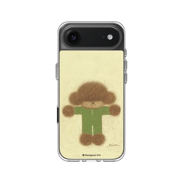 iPhone Air Clear Case（相機按鈕） 透明 - Seungyoun Kim - 綠衣小狗