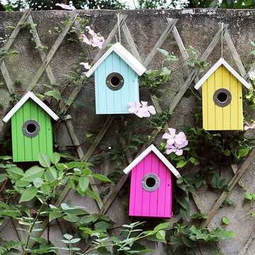 英式cotsworld繽紛假日鳥屋花園別墅幼兒園藝裝飾經久耐用不銹鋼