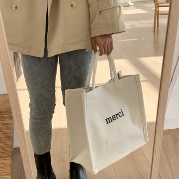 大容量帆布手提袋包包2025簡約單肩托特包女ins大學生上課通勤包