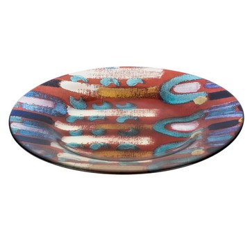 Le Botteghe su Gologone Plates Glass Colores 28 Cm