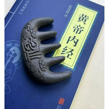 《亳州四海龍王廟》何首烏藥香梳（圓安道長加持） 疏經絡，養心，養護髮！高階純中藥梳子.
