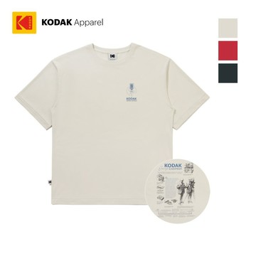 【KODAK Apparel】柯達 HERITAGE  復古純棉短T 3色(米 紅 藏青) KB602045